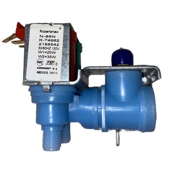 Robertshaw N-86N K-74982 2188542 Refrigerator Ice Maker Water Valve, 4318046 - Picture 1 of 6